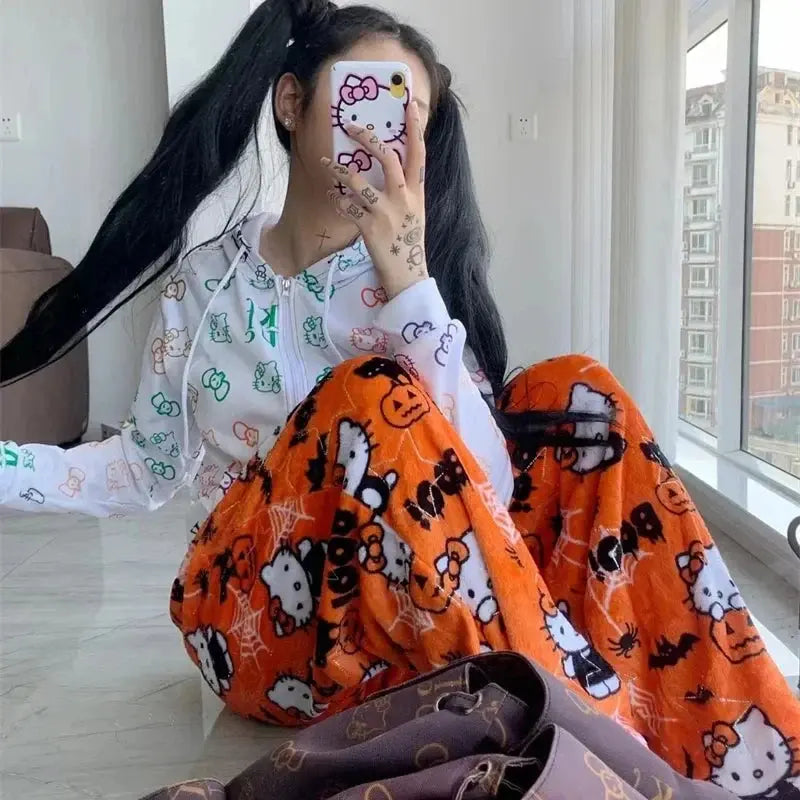 Y2K Hello Kitty Pajama Set - Cozy, Cute & Perfect NovaFindz